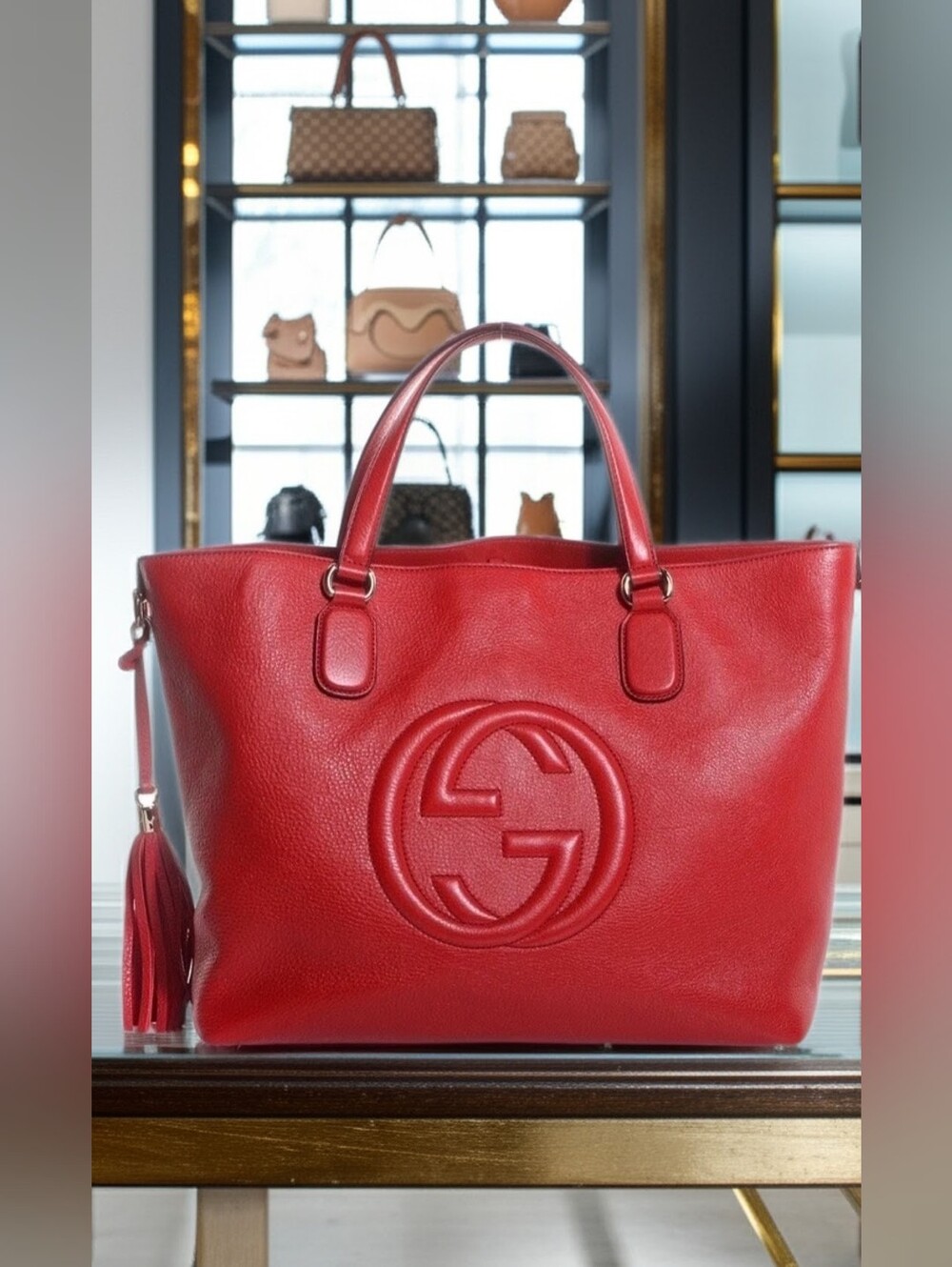 GUCCI Interlocking G Soho Tote